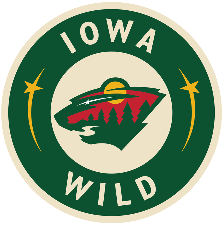 Iowa Wild 2013-Pres Alternate Logo vinyl decal